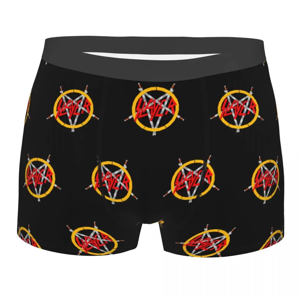 Slayer Megadeth Slipknot - Death Metal Boxer Briefs - Premium Underwear from Lizard Vigilante - Just $24.49! Shop now at Lizard Vigilante