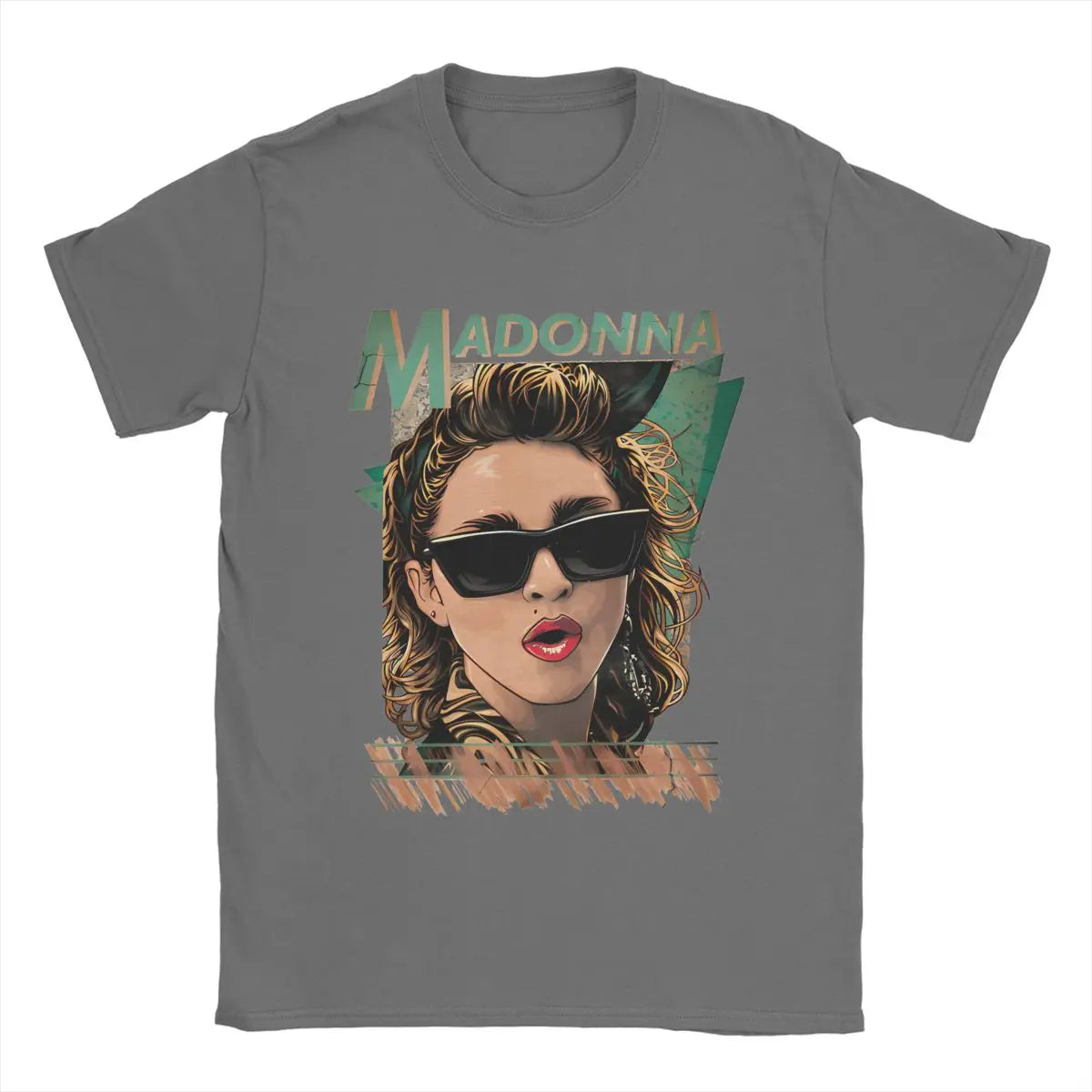 Men Women's Madonna Singer Vintage Music Pop Albums T-Shirt Merch Novelty Pure Cotton T Shirt Top Tee Clothes Graphic Printing - Premium  from Lizard Vigilante - Just $20.99! Shop now at Lizard Vigilante