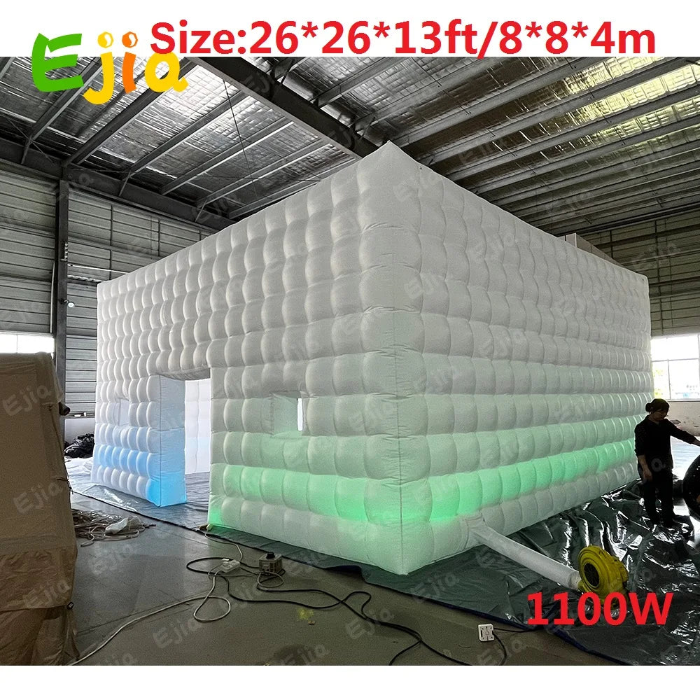 20/26FT LED Inflatable Night Club Tent – Extra Large Inflatable Party Tent with Blower for Events & Celebrations - Premium inflatable house from Lizard Vigilante - Just $1691.99! Shop now at Lizard Vigilante