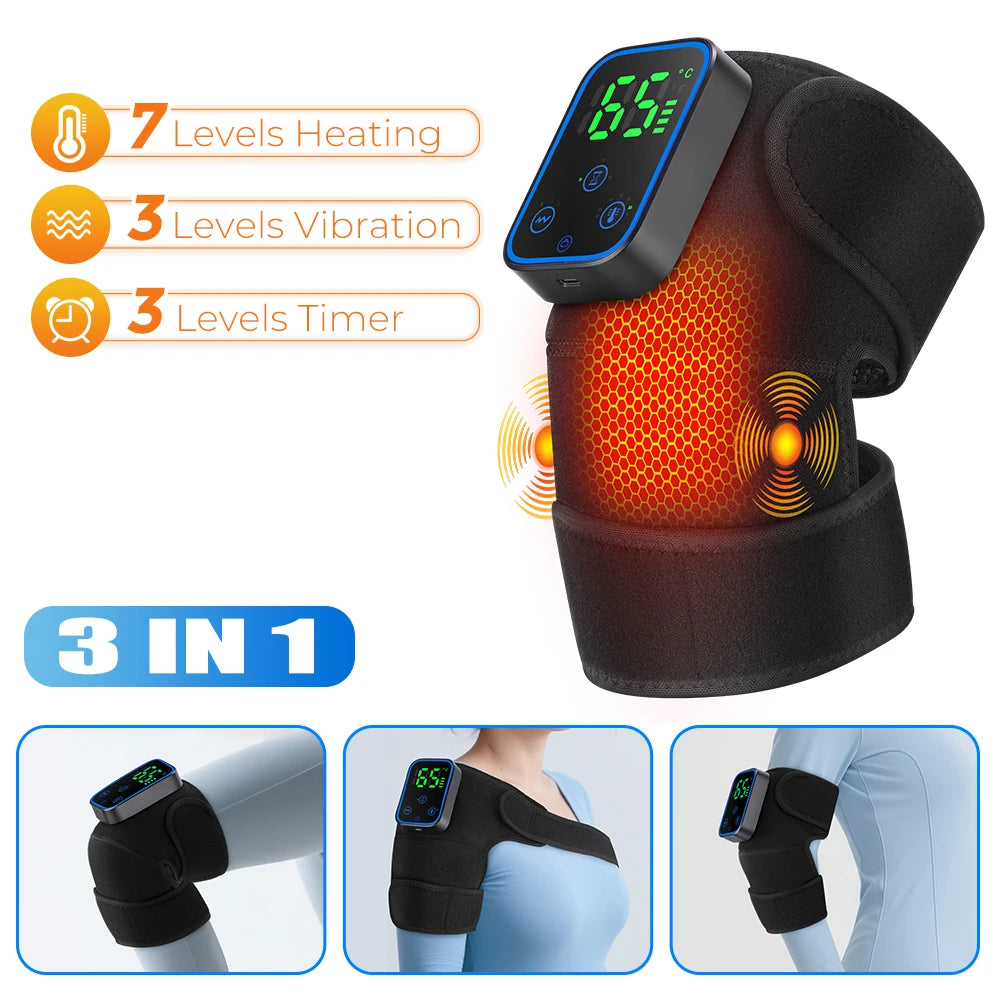 Hellfire 3-In-1 Shockwave Heated Knee Armor