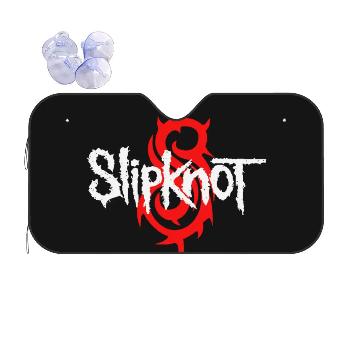 Custom Slipknot Heavy Metal Rock Auto Sun Shade – Folding Windshield Protector for Car, Truck, SUV - Premium auto sun shade from Lizard Vigilante - Just $23.88! Shop now at Lizard Vigilante