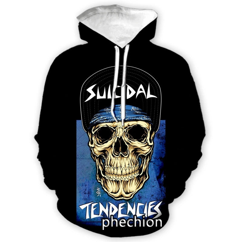 Suicidal Tendencies 3D Print Hoodie – Iconic Streetwear for Men & Women | Loose-Fit, Casual Comfort, All-Season Edge - Premium hoodie from Lizard Vigilante - Just $48.88! Shop now at Lizard Vigilante