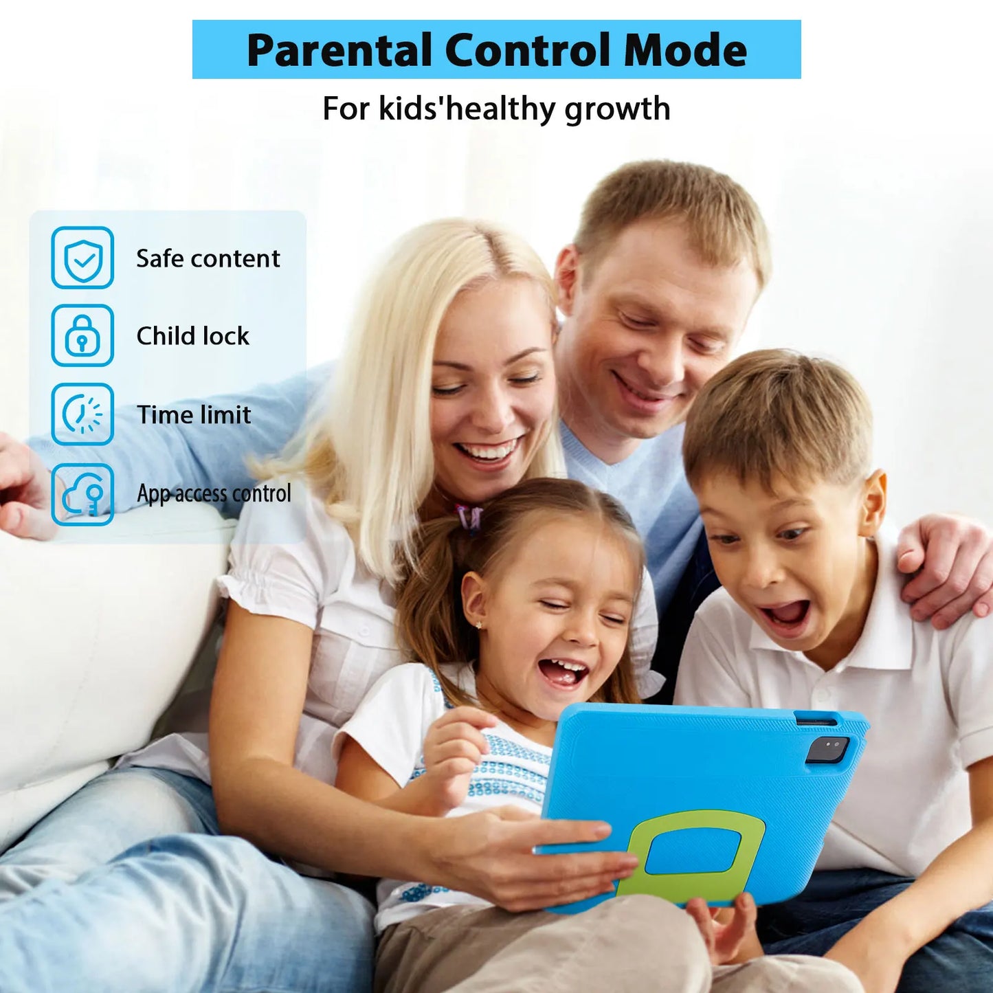 ANRY 10.1 Inch Tablets Android 15 8GB(4+4 Expand) RAM 64GB ROM HD Display IPS Dual Camera 5G WIFI 6 Tablet PC Children's Gift