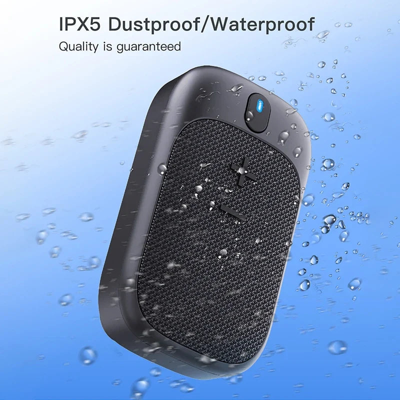 Wearable Bluetooth Speaker Outdoor Speaker Portable Bluetooth Call Speaker with Magnetic Bracket  for Biking, Hiking, Running