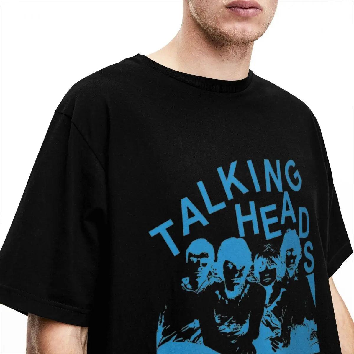 Talking Heads Psycho Killer Men Women's Rock Shirts Stuff Fashion Cotton Punk Music Band T Shirt Tee Clothes All Seasons - Lizard Vigilante