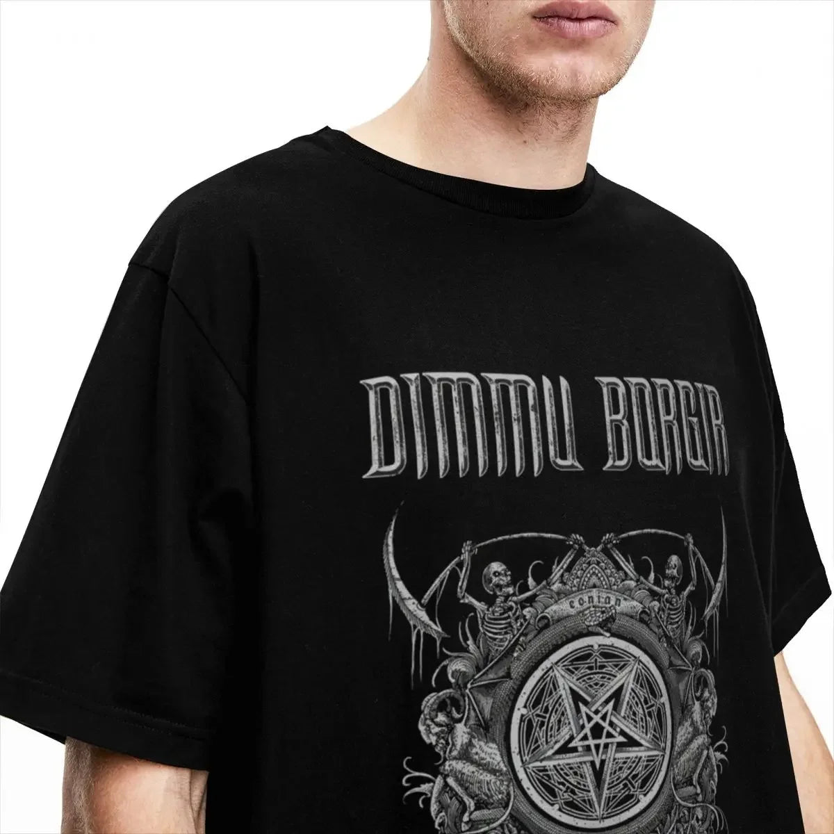 Borgir Eonian Song Dimmu Black Metal T-Shirt - Premium T-Shirt from Lizard Vigilante - Just $23.99! Shop now at Lizard Vigilante