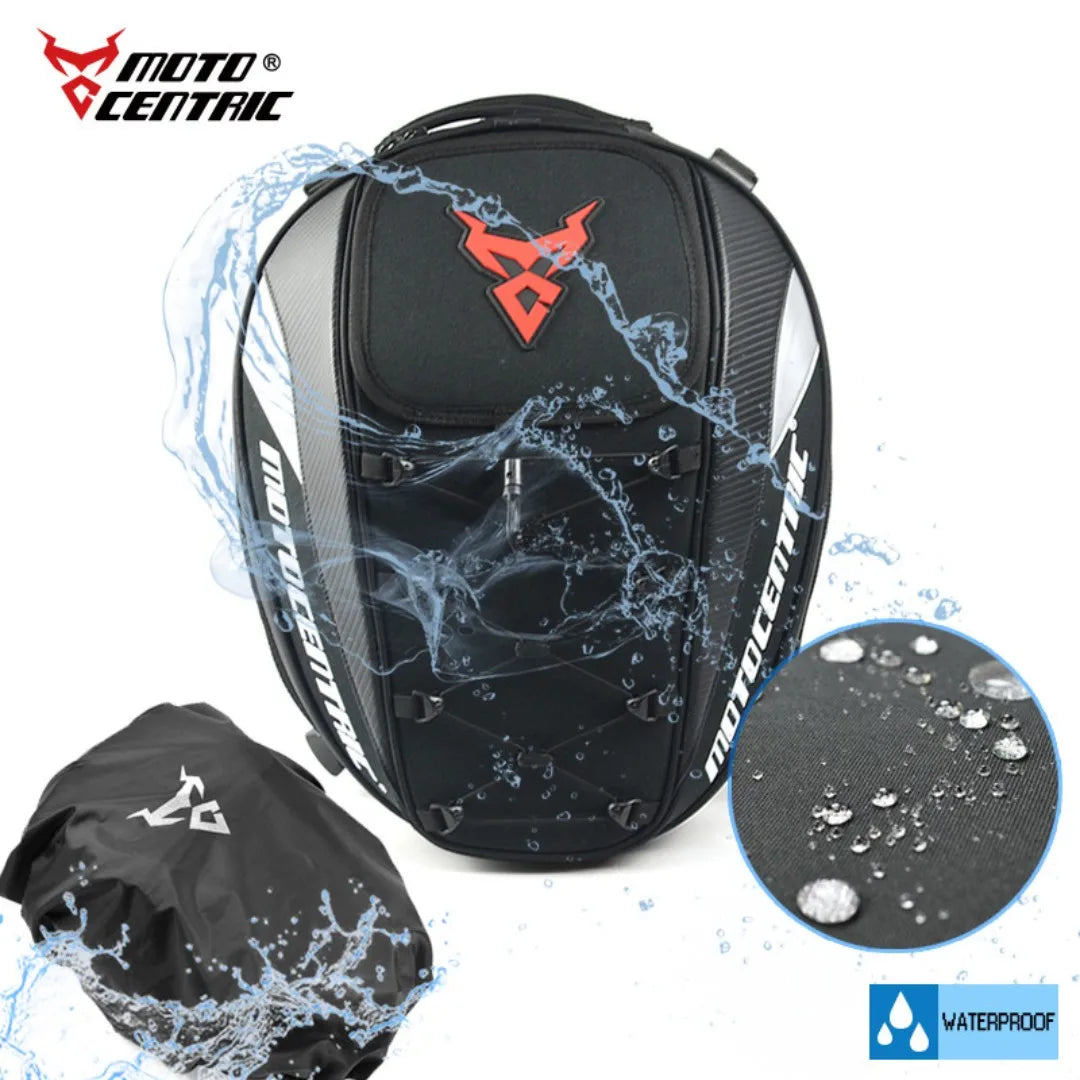 Waterproof Motorcycle Backpack | Large Capacity Biker Rear Seat Bag | Moto Travel Tail Bag - Premium backpack from Lizard Vigilante - Just $52.88! Shop now at Lizard Vigilante