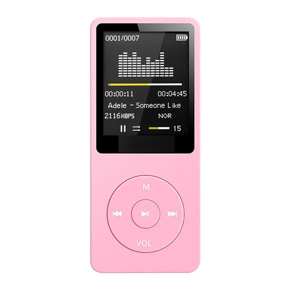 Mp3 Music Player Bluetooth-Compatible Lossless Portable Fm Radio External Ultra-thin Student Sports Walkman Mp3 Player Recorder - Premium mp3 music player from Lizard Vigilante - Just $19.99! Shop now at Lizard Vigilante