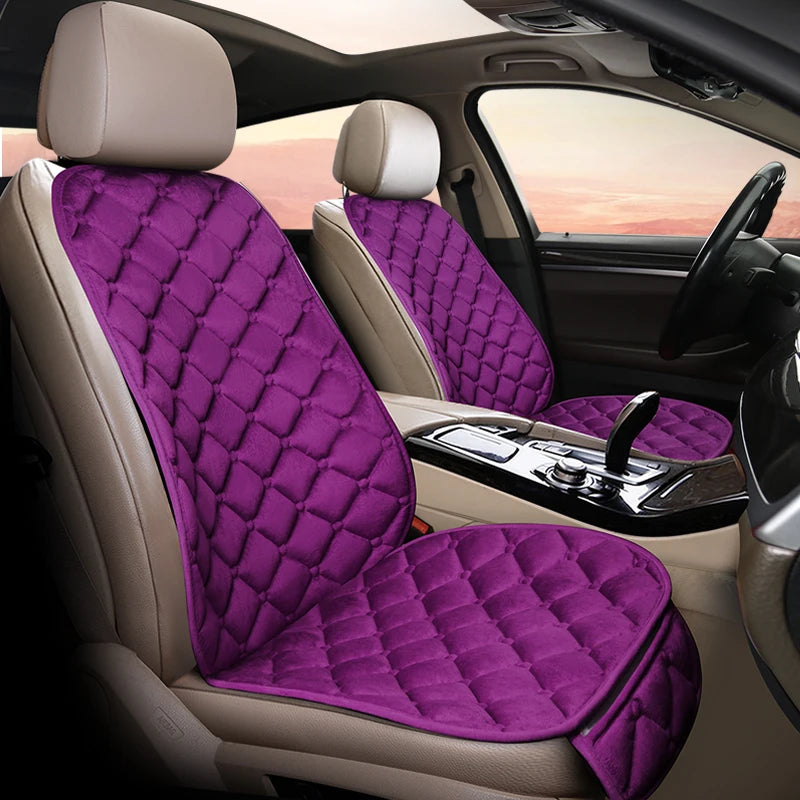 Premium Artificial Fur Car Seat Covers for Renault Kadjar F3 X45 - Front & Rear Velvet Cushions - Premium seat covers from Lizard Vigilante - Just $14.99! Shop now at Lizard Vigilante