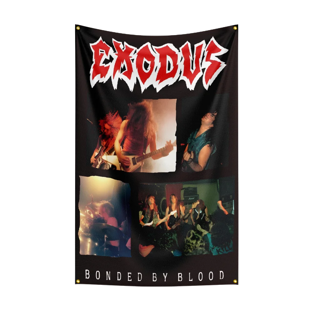 3x5 Ft Exodus Thrash Metal Rock Band Flag – Polyester Digital Printing Banner for Bedroom Wall Art & Outdoor Tapestry Decoration - Premium flag from Lizard Vigilante - Just $17.99! Shop now at Lizard Vigilante