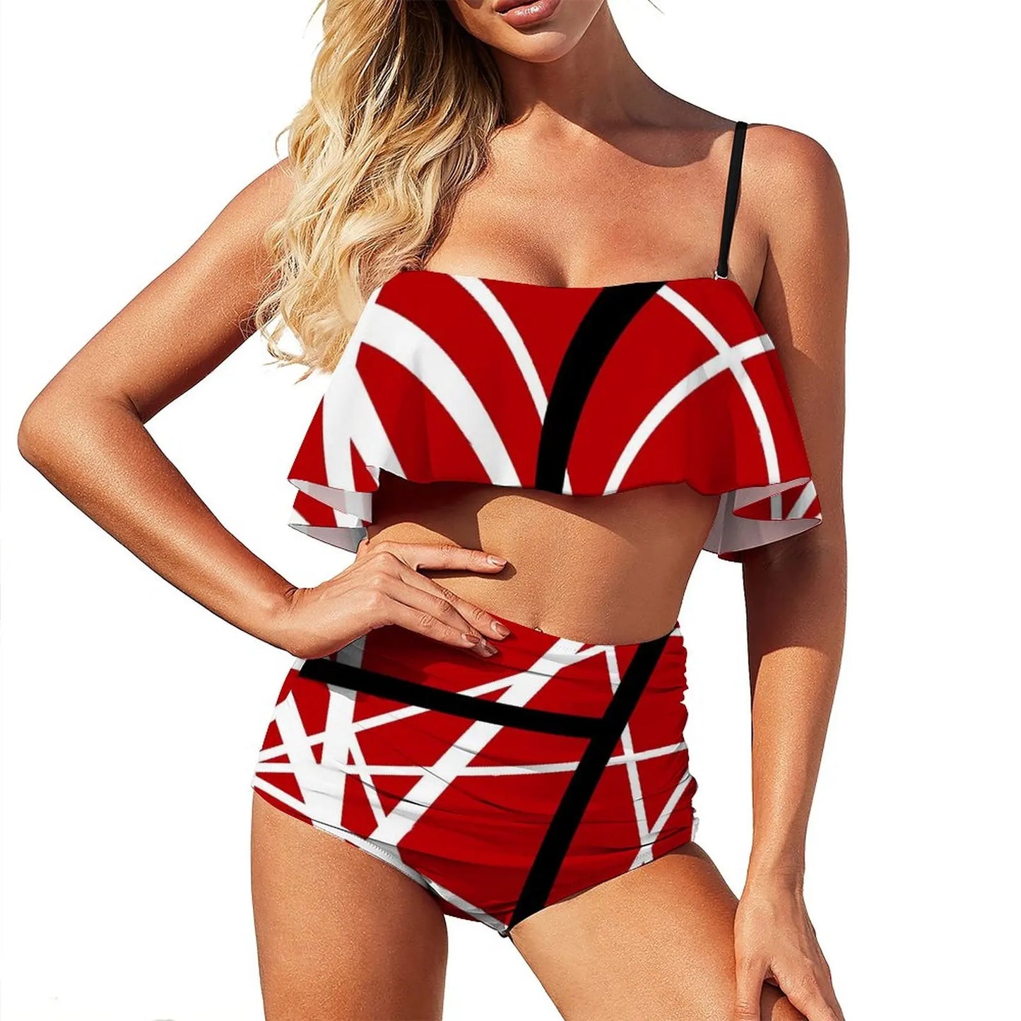 Van Halen Bikini Set: Ah Yeah Beautiful Girls - Premium bikini from Lizard Vigilante - Just $58.88! Shop now at Lizard Vigilante