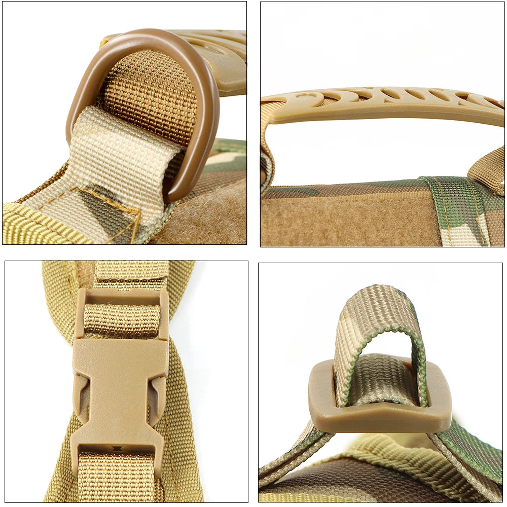 Combat Kitty Tactical Harness – Adjustable Full-Body Vest With Control Handle For Cats & Small Dogs