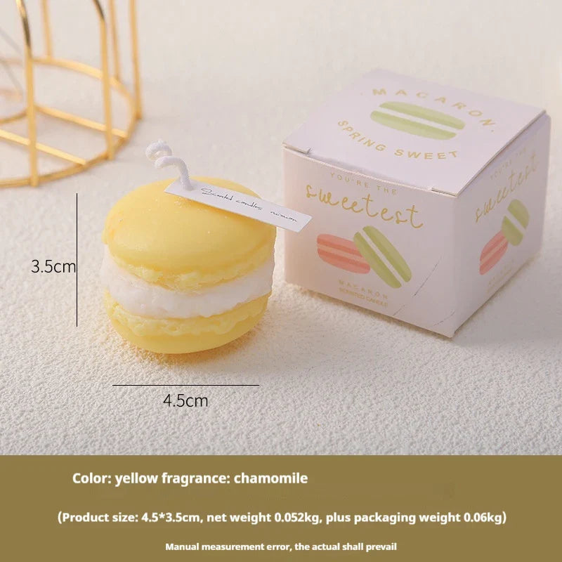 2025 Cute Macaron Creative Styling Aromatherapy Candles Home Fragrance Collection Decoration Ornaments Christmas Birthday Gifts