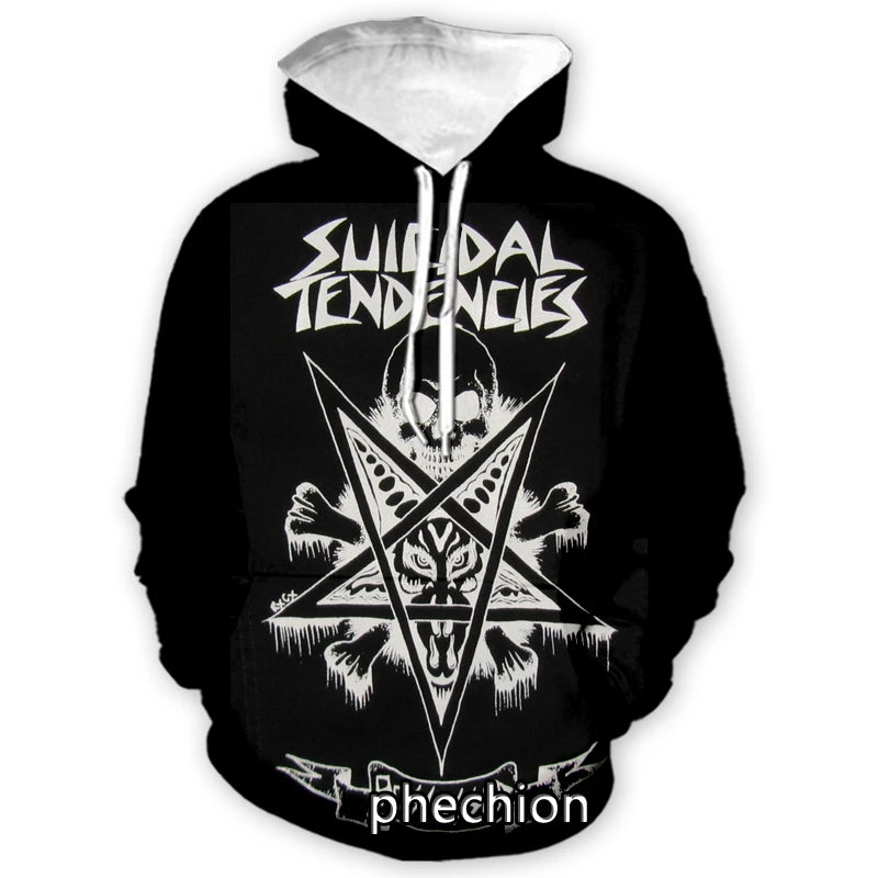 Suicidal Tendencies 3D Print Hoodie – Iconic Streetwear for Men & Women | Loose-Fit, Casual Comfort, All-Season Edge - Premium hoodie from Lizard Vigilante - Just $48.88! Shop now at Lizard Vigilante