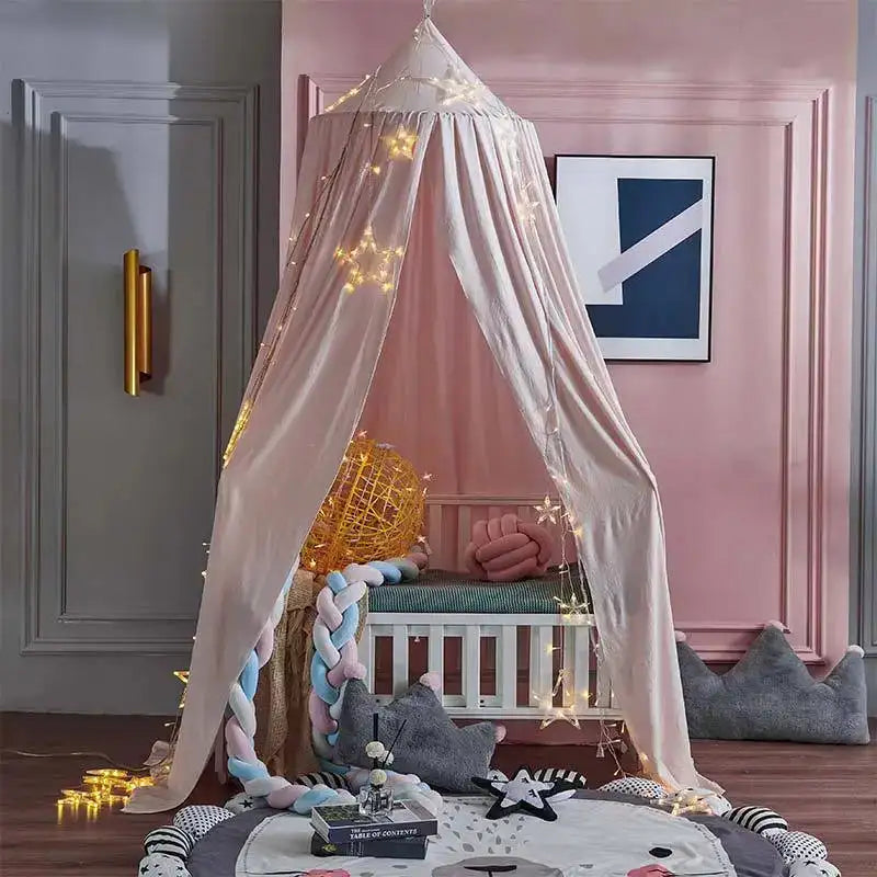 Kids Mosquito Net Baby Crib Curtain Hanging Tent Bed Decor Girl Princess Hanging Bed Canopy Living Corner Play Reading NookDecor