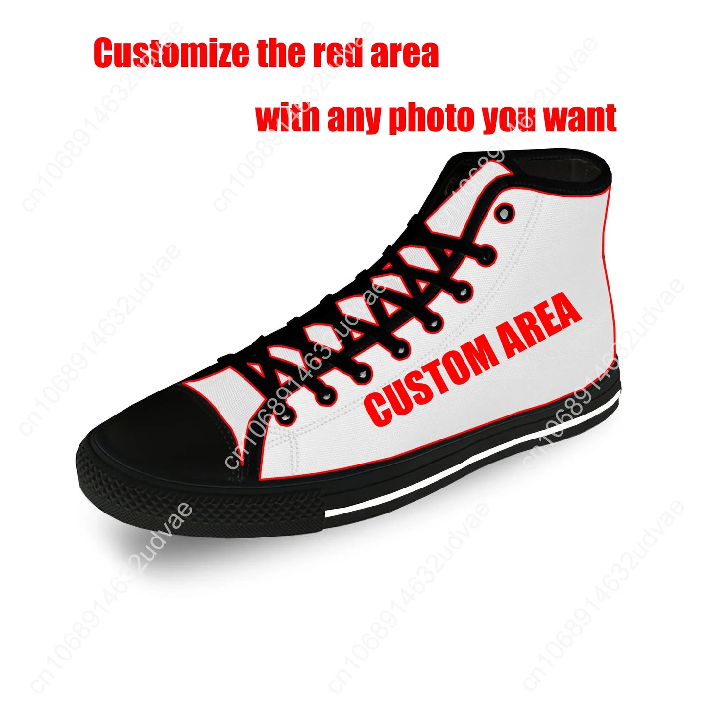 Custom DIY Canvas Sneakers | Low Top & High Top Casual Shoes for Men, Women, & Teens - Premium sneakers from Lizard Vigilante - Just $43.88! Shop now at Lizard Vigilante