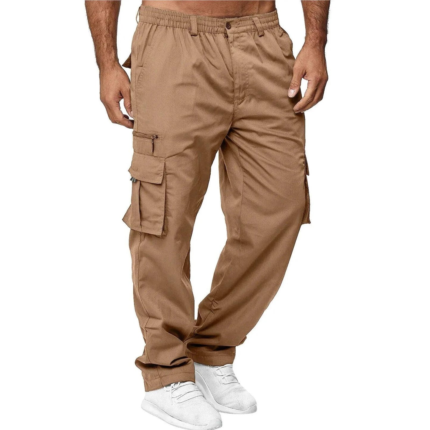 Men's Fashion Track Pants - Casual Streetwear Joggers, Hip Hop Gym Sweatpants with Pockets - Premium track pants from Lizard Vigilante - Just $23.88! Shop now at Lizard Vigilante