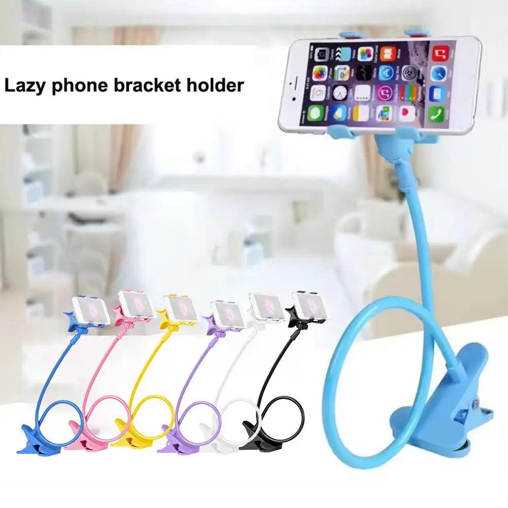 Universal Lazy Bracket 360 Degree Mobile Phone Holder Portable Flexible Bed Desktop Bracket Smartphones Table Clip Stand Base Support - Premium phone holder from Lizard Vigilante - Just $22.95! Shop now at Lizard Vigilante