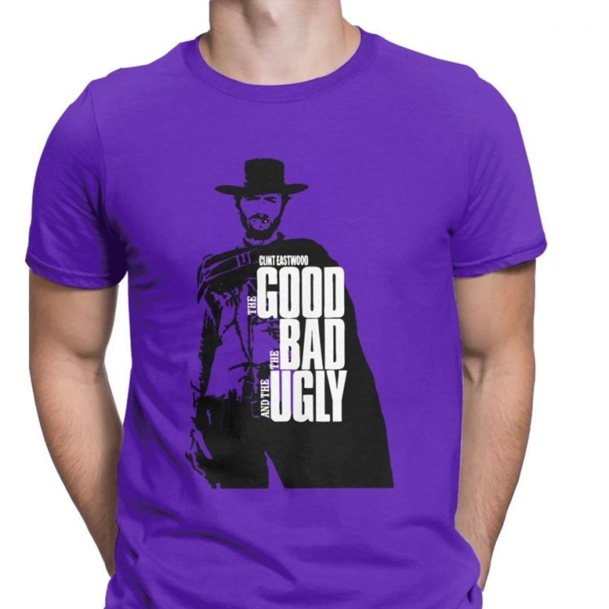 The Good The Bad And The Ugly Tee Shirt Big Size Clothing Novelty Clint Eastwood Tee Shirts Men Cotton T-Shirts - Premium tshirt from Lizard Vigilante - Just $22.49! Shop now at Lizard Vigilante