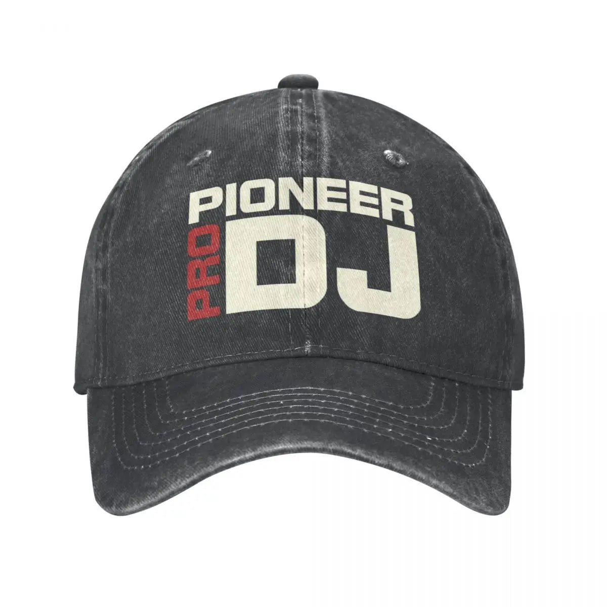 Pioneers DJ Pro Denim Baseball Cap - Custom Logo Trucker Hat for Stylish Sun Protection - Premium hat from Lizard Vigilante - Just $24.88! Shop now at Lizard Vigilante