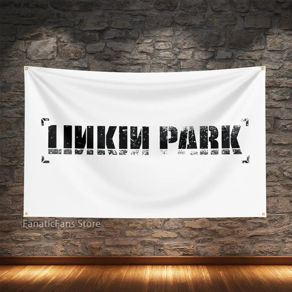 Linkin Park Rock Music Polyester Flag – Digital Printed Hanging Banner for Decoration - Premium flag from Lizard Vigilante - Just $15.99! Shop now at Lizard Vigilante