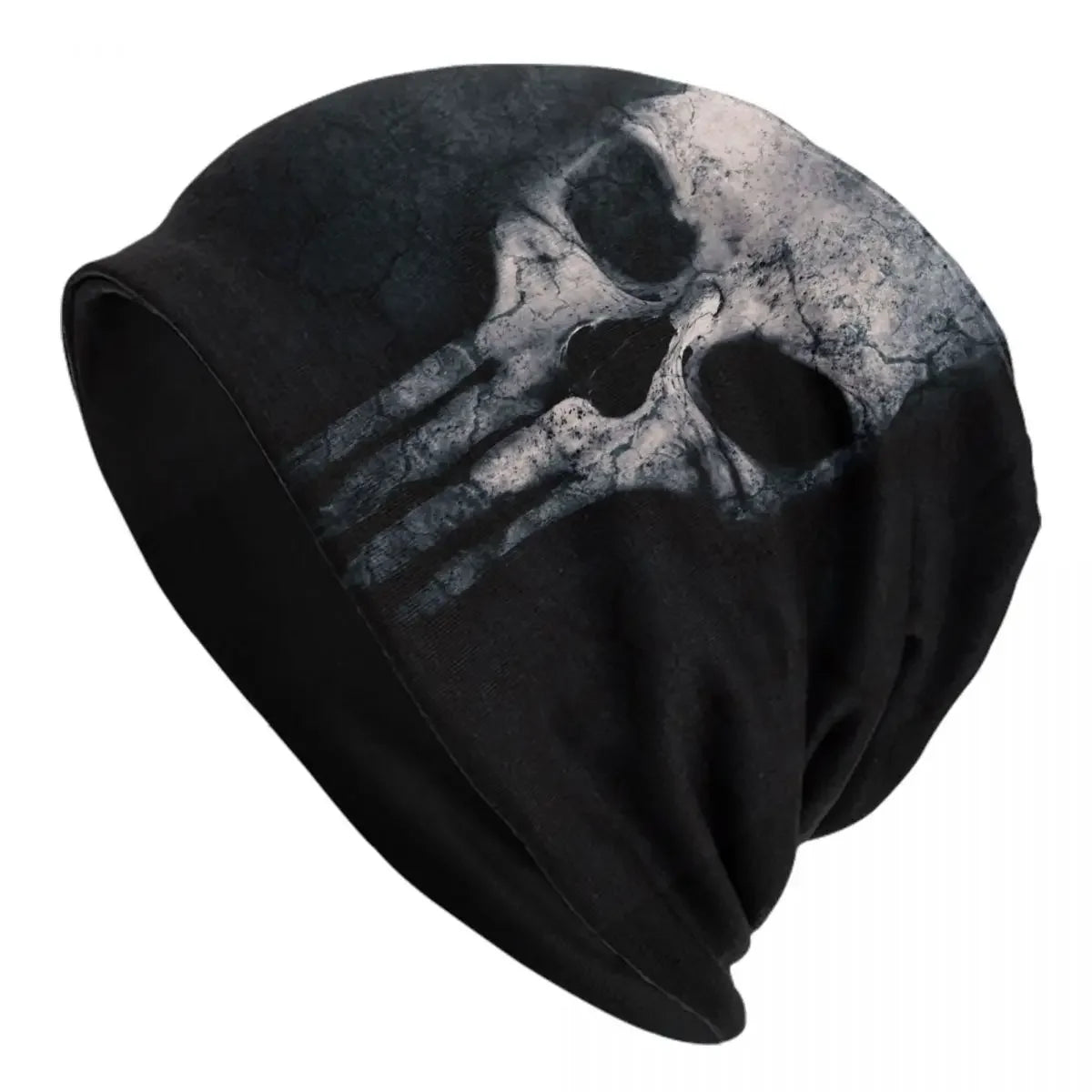 Punisher Skull Beanie – Heavy Metal Skeleton Cap for Men and Women, Ultimate Winter Knit Hat for Punk and Rock Fans - Premium beanies from Lizard Vigilante - Just $19.88! Shop now at Lizard Vigilante