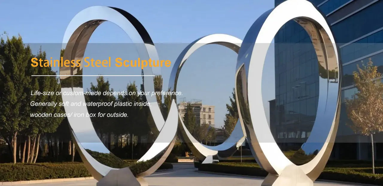 Garden Art Design large sculpture stainless steel statue hand-shaped statue