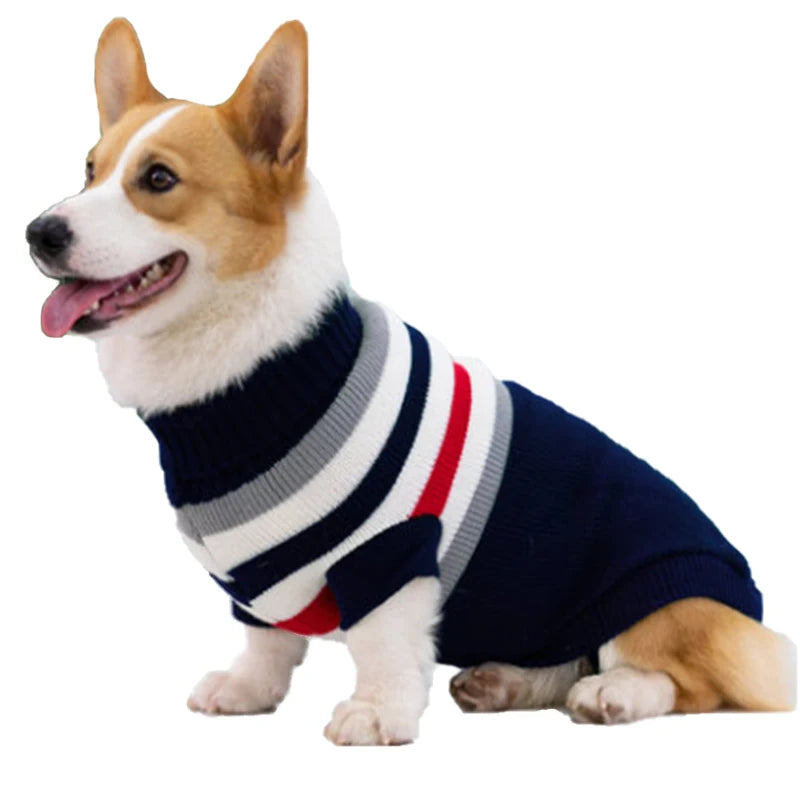 Dog Clothes Winter Warm Puppy Cats Sweater For Small Medeium Dogs Knit Sweater Pug Chihuahua Coat Bulldog Pullover Pet Clothing - Premium  from Lizard Vigilante - Just $4.99! Shop now at Lizard Vigilante