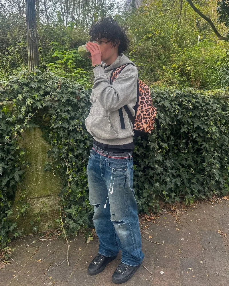 🔥 Y2K Smoke Signal Campaign Hoodie — Retro Grey Streetwear for Men & Women Who Live Loud and Dress Louder