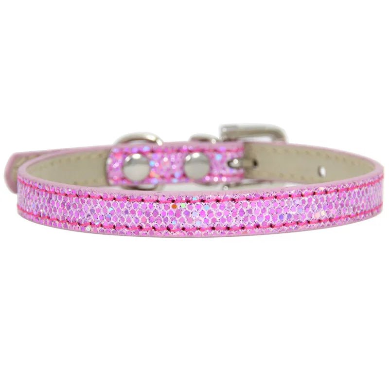 Hot Sale Super Shining Diamond Rhinestone Dog Collar Puppy Baby Dog Cat Collar Leather Strap Kitten Accessories Kitten Puppy Pet Collar - Premium dog collar from Lizard Vigilante - Just $19.99! Shop now at Lizard Vigilante