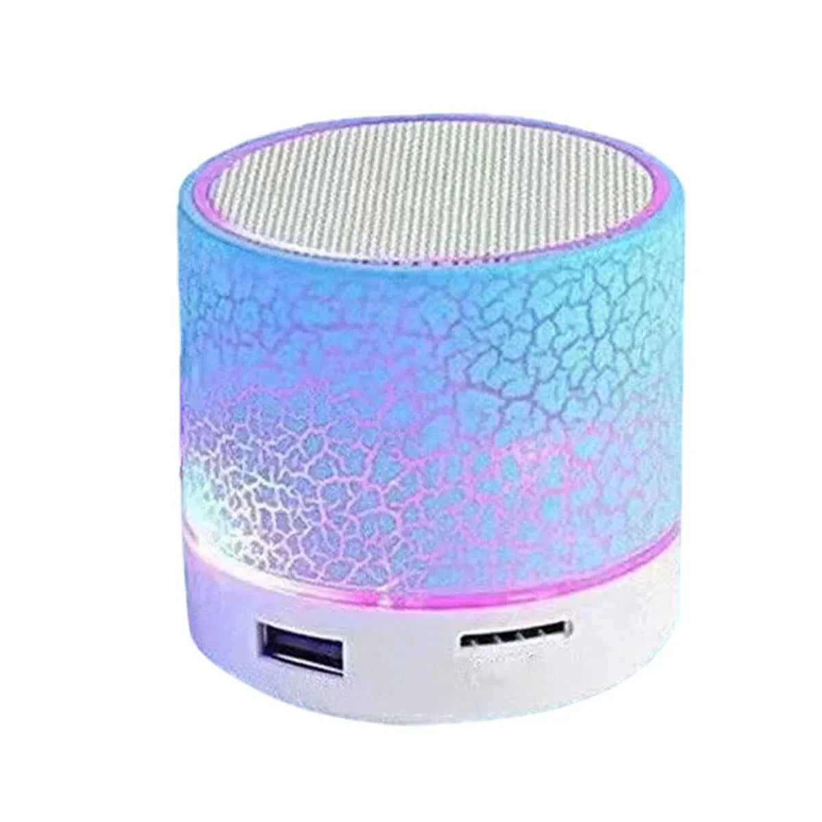 Wireless Mini Speaker with 7-Color Dazzle Light & Subwoofer – Portable Small Speaker with USB Power, TF Card Support - Premium wireless speaker from Lizard Vigilante - Just $23.88! Shop now at Lizard Vigilante