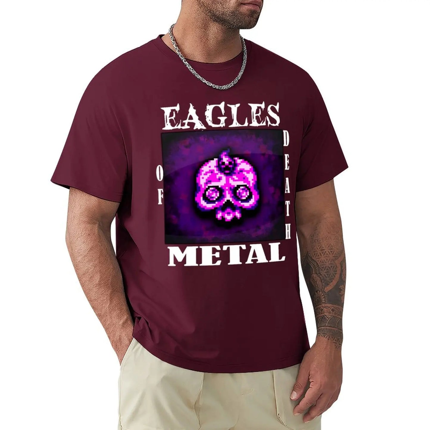 Eagles of Death Metal Skull T-Shirt - Premium t-shirt from Lizard Vigilante - Just $24.39! Shop now at Lizard Vigilante