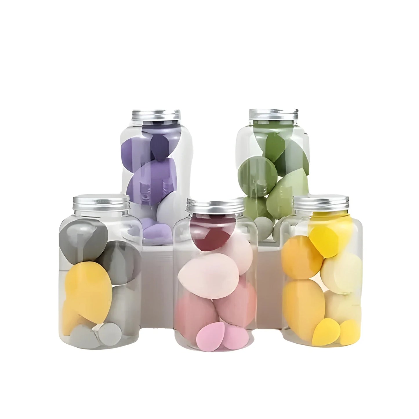 7Pcs Makeup Sponge Cosmetic Puff Foundation Sponges Blender Beauty Egg Powder Puffs Make Up Accessories Women Makeup Tools
