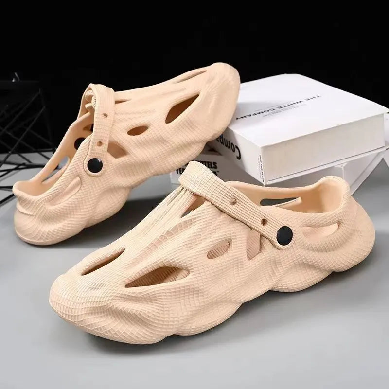 Lightweight EVA Beach Clogs – Men's and Women's Summer Sandals, Fashionable Garden Shoes - Premium sandals from Lizard Vigilante - Just $33.88! Shop now at Lizard Vigilante