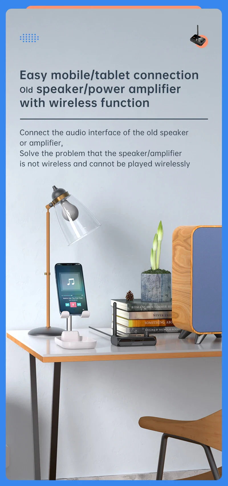 Bluetooth 5.3 Audio Receiver Support USB U-Disk Play Wireless Adapter R/L 2 RCA/3.5MM AUX/Optical Fiber Jack For Car Kit Speaker