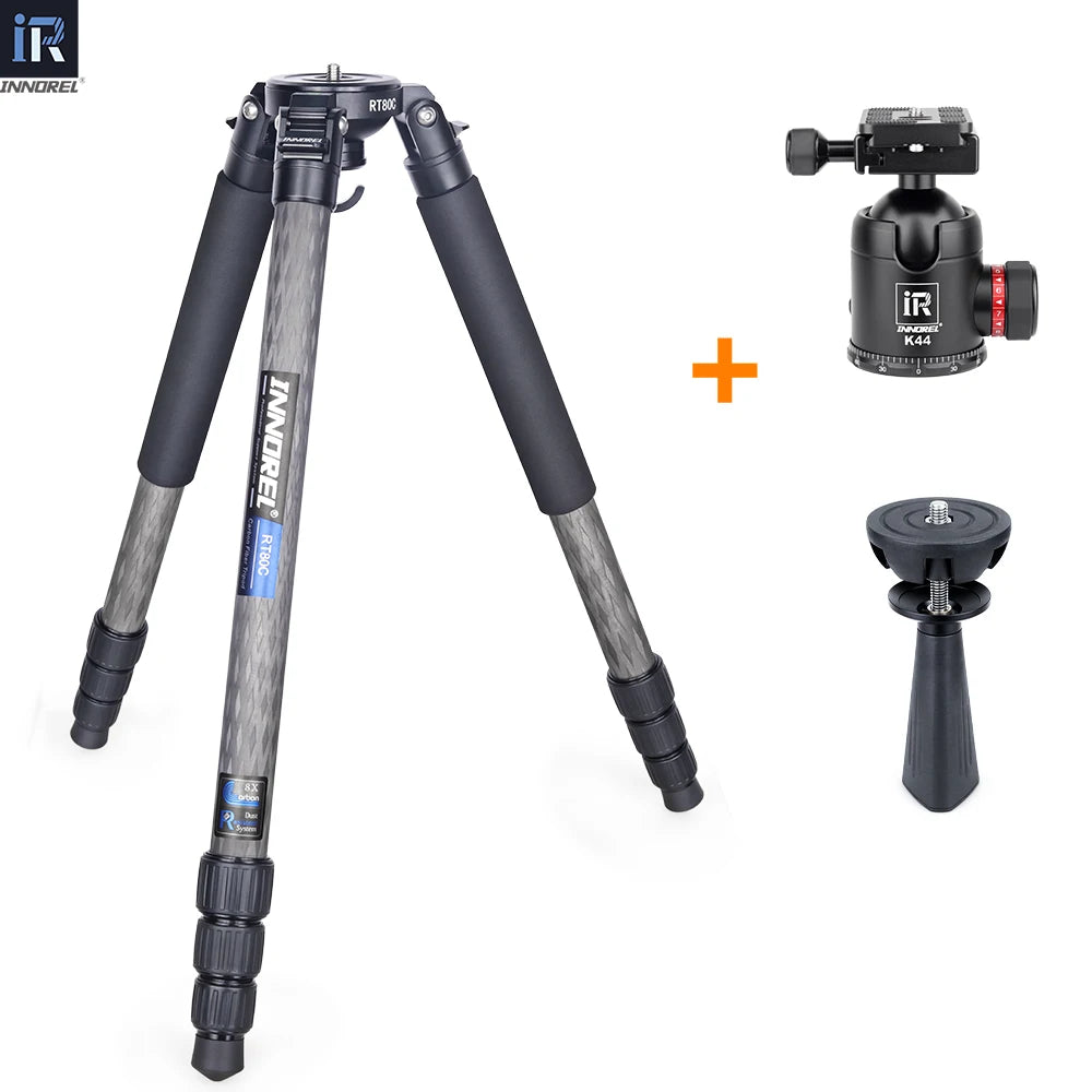 RT80C/NT324C Professional Carbon Fiber Tripod for DSLR Camera Video Camcorder Heavy Duty Birdwatching Camera Stand Bowl Tripod - Premium tripod from Lizard Vigilante - Just $318.99! Shop now at Lizard Vigilante