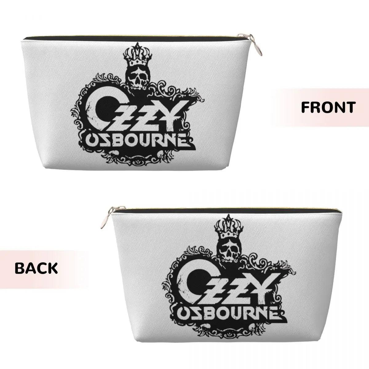 Custom Heavy Metal Rock Ozzy Osbourne Travel Toiletry Bag for Women Makeup Cosmetic Organizer Beauty Storage Dopp Kit - Premium makeup bag from Lizard Vigilante - Just $20.99! Shop now at Lizard Vigilante