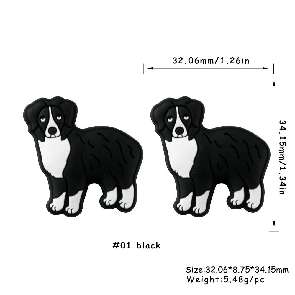 Kovict 5/10Pcs New Focal Silicone Beads Easter Series Bead For Jewelry Making DIY  KeyChain Bracelet Necklace Pen Accessories