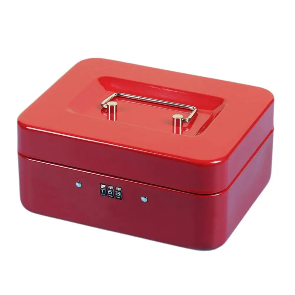 Portable Safe Box Portable Lock Box Portable Money Cash Deposit Box With Security Code For Travel Store Keys Cards Jewelry - Premium  from Lizard Vigilante - Just $23.99! Shop now at Lizard Vigilante