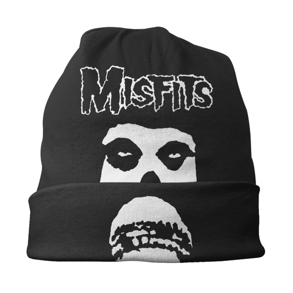 Misfits Horror Punk Rock Knit Beanie – Unisex Winter Skull Cap for Men & Women - Premium beanie from dsers - Just $19.99! Shop now at Lizard Vigilante