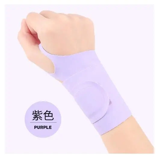 1Pc Elastic Wristband Wrist sleeve Brace Compression Thin Wrist Badminton tennis Wrist Thumb Support Brace Gloves Palm Protector