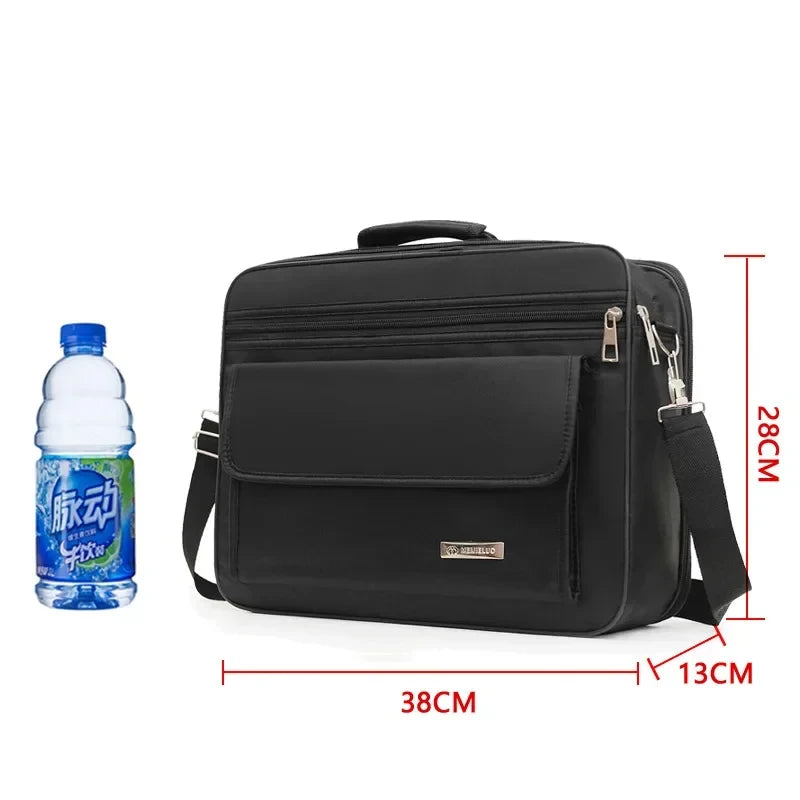 High-Capacity Briefcase Travel Laptop Protection Business Document Information Storage Bags Weekend Organizer Handbag Accessories - Premium Briefcases from Lizard Vigilante - Just $26.99! Shop now at Lizard Vigilante