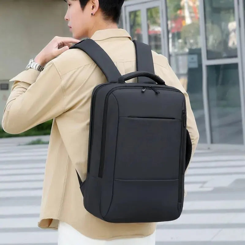 Men’s Large Capacity Waterproof Backpack with USB Charging – Business Travel Laptop Bag - Premium  from Lizard Vigilante - Just $48.99! Shop now at Lizard Vigilante