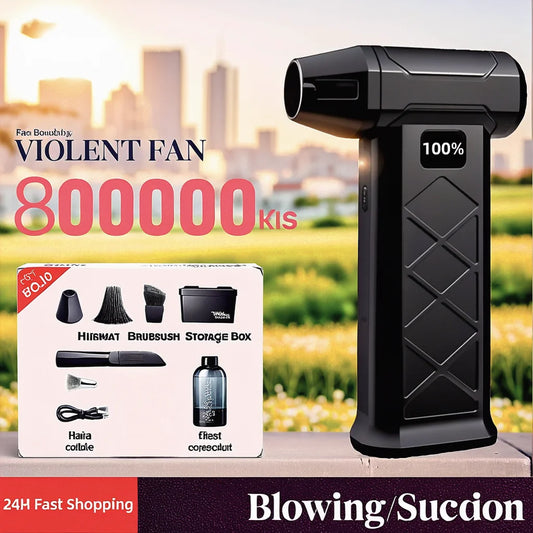 TITANFORCE 800000RPM Brushless Dust Blower – Type-C Turbo Fan Air Duster for PC, Construction, Tactical, Industrial & DIY Use - Premium blower from dsers - Just $81.99! Shop now at Lizard Vigilante