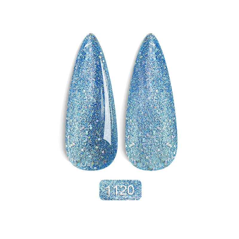 Rainbow Ghini Ultra Shiny Glitter Gel Nail Polish Semi-permanent Gellack UV Varnish Gold Silver Metal Gel Nail Art Wholesale Top