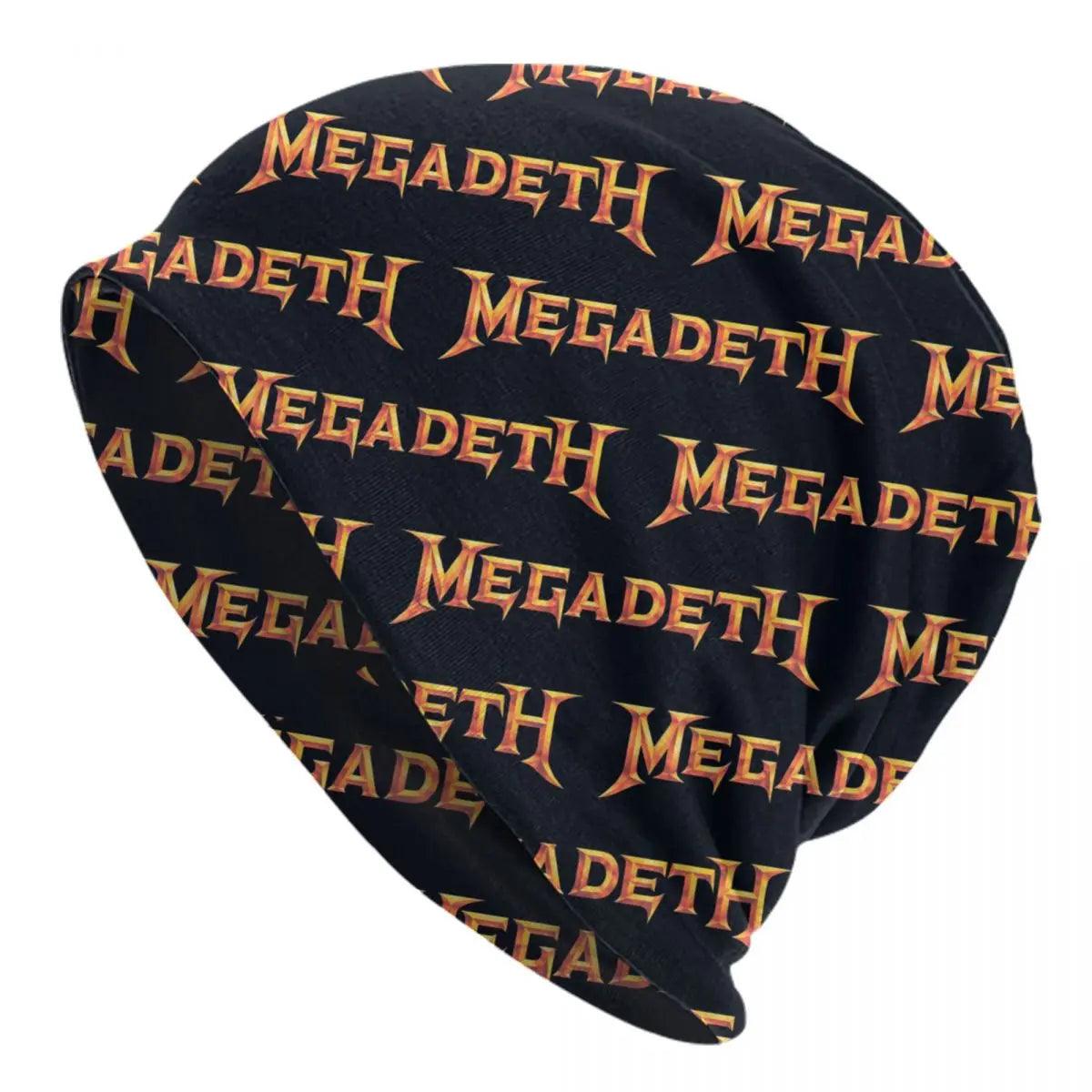 Heavy Metal Rock Megadeths Print Beanie Cap Unisex Winter Warm Bonnet Homme Knit Hats Fashion Ski Skullies Beanies Hats For - Lizard Vigilante