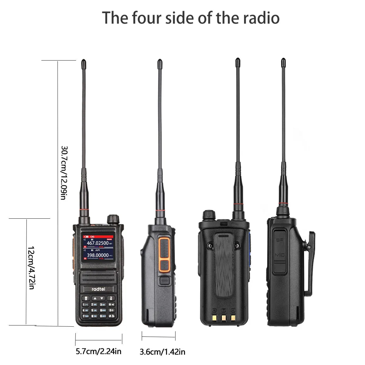 Radtel RT-470X Plus Bluetooth Ham Walkie-Talkie: Powerful Two-Way Radio - Premium walkie talkies from Lizard Vigilante - Just $36.88! Shop now at Lizard Vigilante