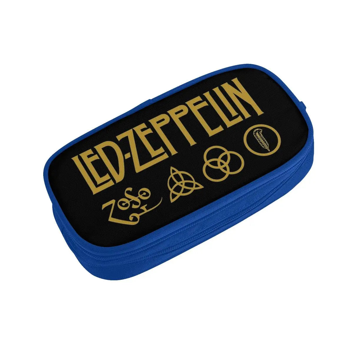 Led Zeppelin Pencil Case Large-capacity Heavy Metal Music Band Office Accessories Double Layer Pencil Case Stationery - Premium pencil case from Lizard Vigilante - Just $19.99! Shop now at Lizard Vigilante