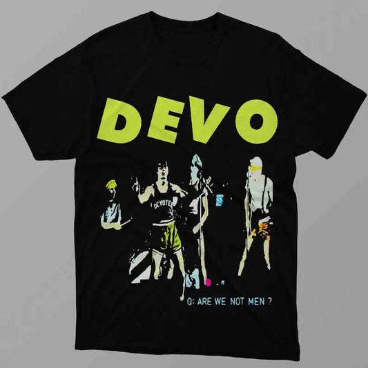 Devo Music Tshirt Adult Regular Fit O-Necked T-shirt Classic T-Shirt Men's clothing - Premium T-Shirt from Lizard Vigilante - Just $24.99! Shop now at Lizard Vigilante