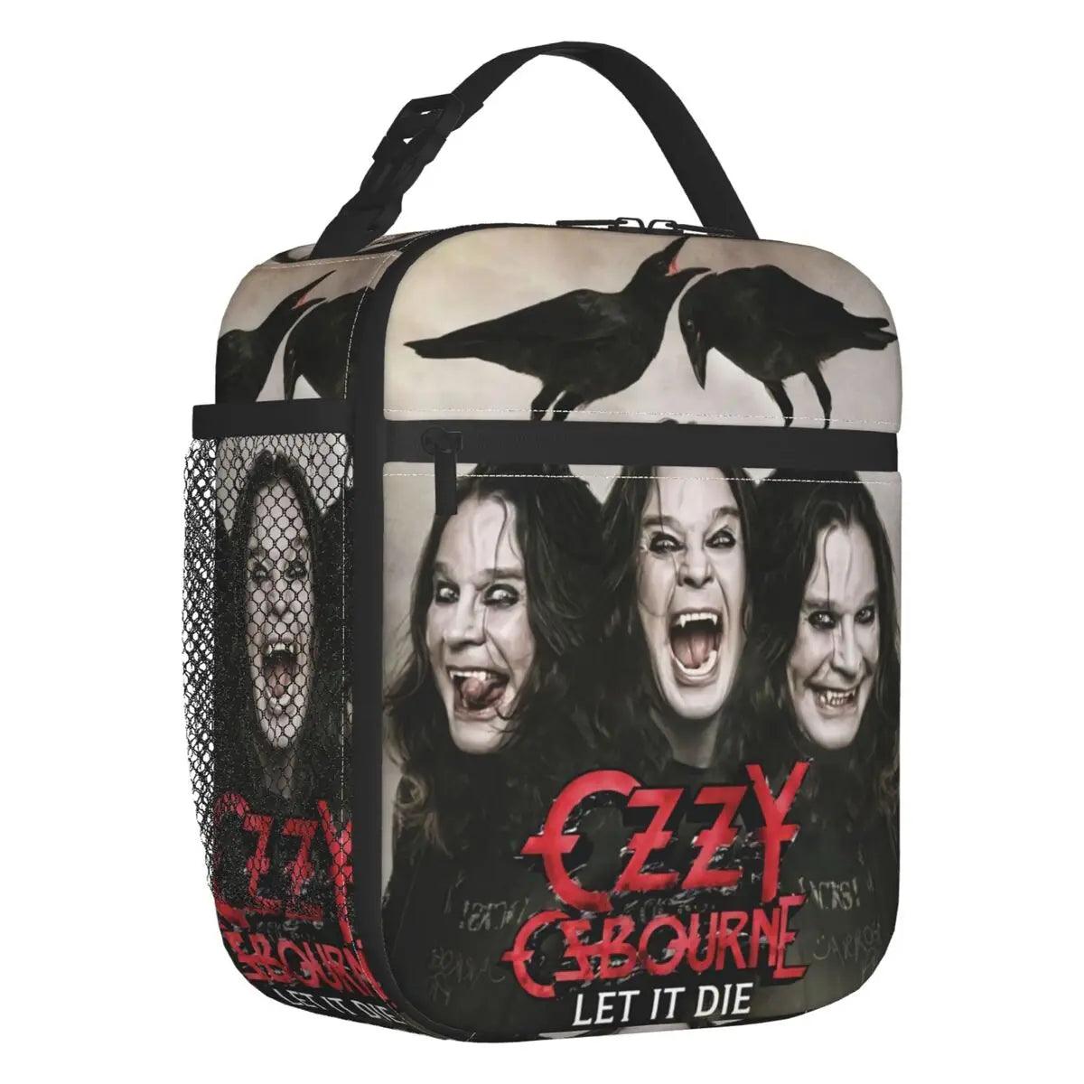 Ozzy Osbourne Heavy Metal Band Rock Lunch Bag Women Thermal Cooler Prince Of Darkness Insulated Lunch Boxes for  School - Premium cooler bag from Lizard Vigilante - Just $21.99! Shop now at Lizard Vigilante